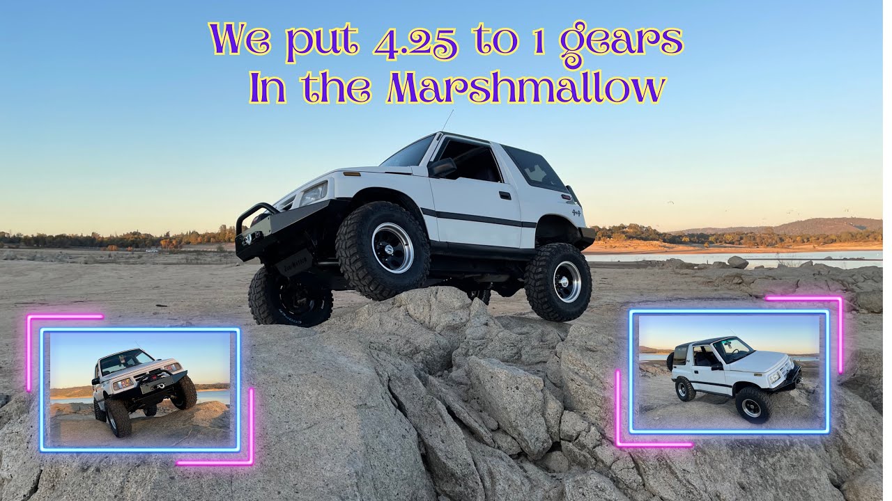 Wheeling the Marshmallow with new 4 to 1 gears