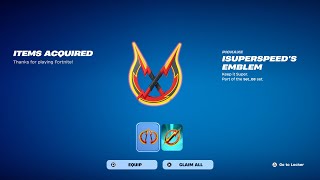 How To Get Isuperspeeds Emblem Pickaxe Now Free In Fortnite Free Isuperspeeds Emblem Pickaxe