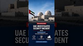 UAE Investigates Security Incident Near Barakah Nuclear Energy Plant #uae #abudhabi #barakah #news