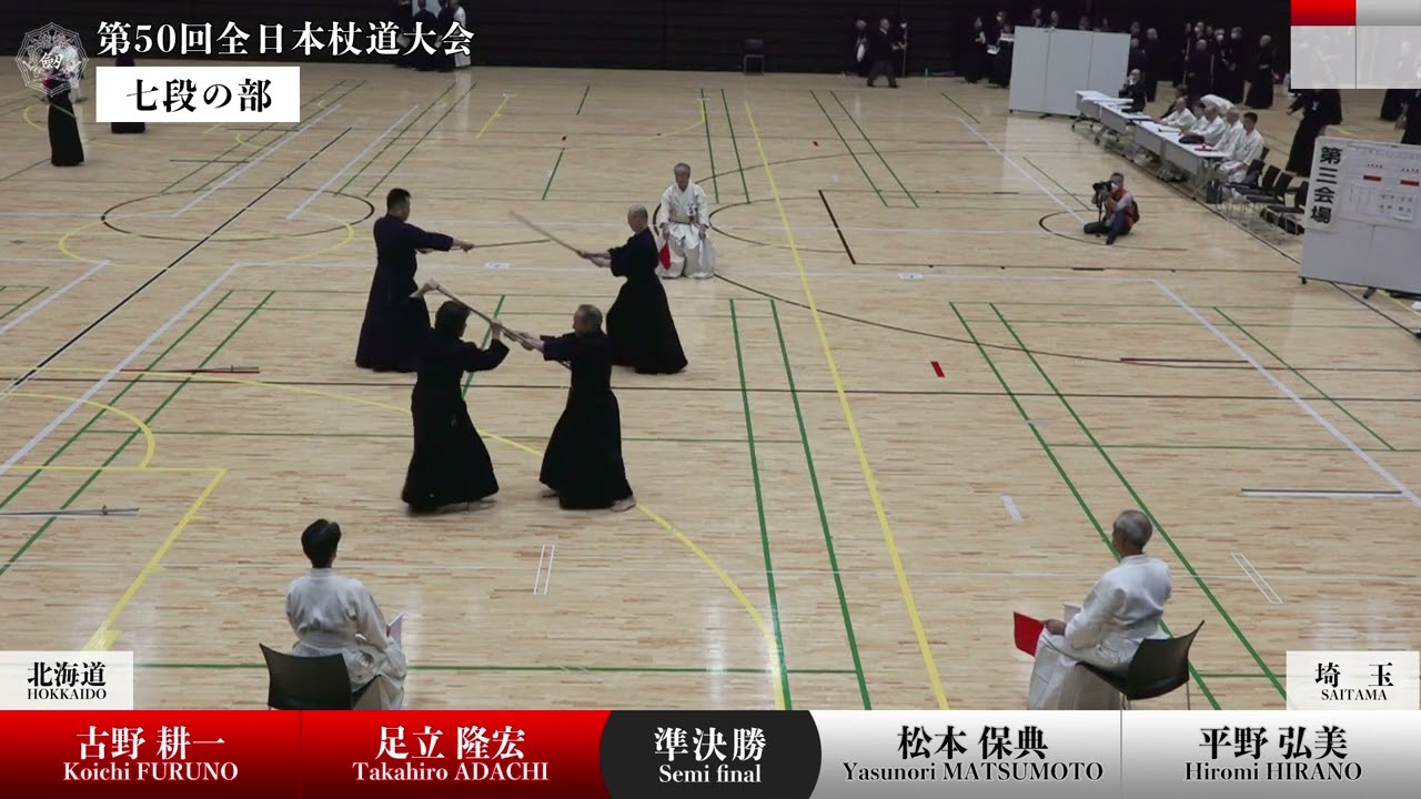 K.FURUNO・T.ADACHI(HOKKAIDO) 2 - 1 Y.MATSUMOTO・H.HIRANO(SAITAMA)_