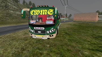 new private bus admas coach cwms livery team revetron mod bussid, kerala private bus mod