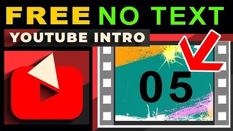 VIDEO INTRO FREE TO USE NO TEXT #05