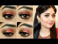 Orange Shimmer Indian Bridal/Festive Makeup | corallista