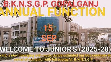 Bkns gp Gopalganj annual function celebration 🎉 2025 dance video 