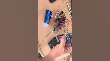 Exemplo LCD + Arduino MEGA com teclado 4x4 para aula de MicroProcessadores e MicroControladores