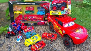 Disney Pixar Cars Unboxing Review | Lightning McQueen Mechanic Shop and Launcher