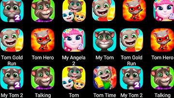 Talking Tom Hero Dash, Tom Gold Run, My Tom 2, My Angela, My Hank, Tom Time Rush, Talking Tom