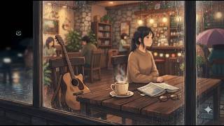 (Playlist) Rainy Day Coffee Shop - Relaxing Lofi & Acoustic Guitar BGM ☕🌧️ screenshot 2