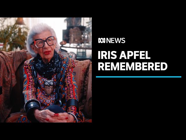 Fashion icon Iris Apfel dies aged 102 | ABC News