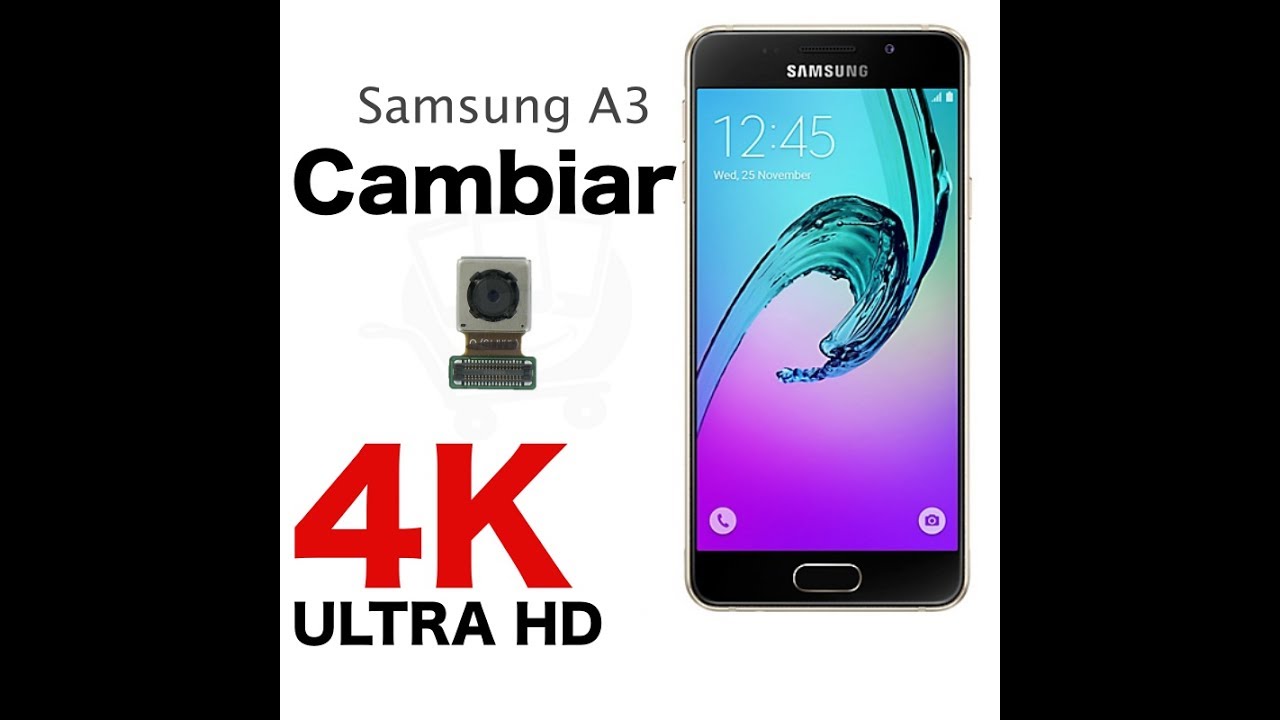cámara Samsung A3 - YouTube