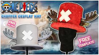 How To Make A Tony Tony Chopper Cosplay Hat - Free Top Hat Template Stl Antlers One Piece Cosplay