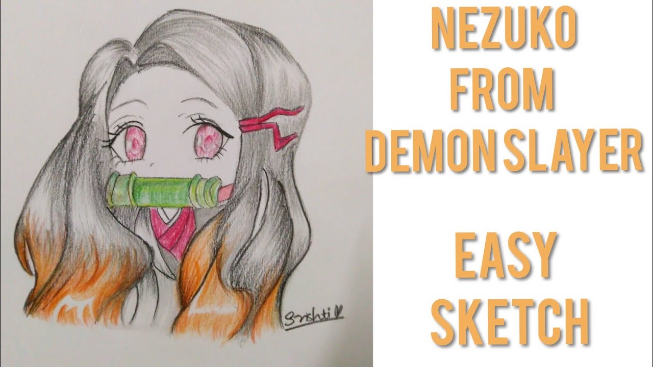 ANIME NEZUKO FROM DEMON SLAYER | 鬼滅の刃 | EASY AND SIMPLE ...