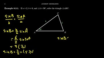 Solving the Ambiguous Case (SSA): No Solution