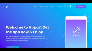 AppArt - Apps Landing Page, Saas & Software Creative WordPress Theme screenshot 2