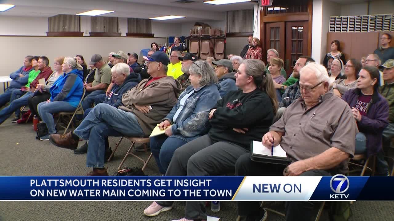 Plattsmouth Residents hear about new water main
