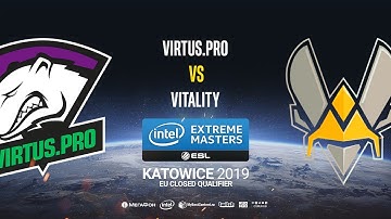 Virtus.pro vs Vitality - IEM Katowice EU Minor QA - map1 - de_mirage [CrystalMay]