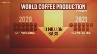 Coffee prices may soon be on the rise as demand increases and supply dwindles