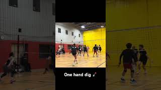 One hand dig, then a kill 🏐🙌🏻 #volleyball #contokyo #highlights #trending #finals
