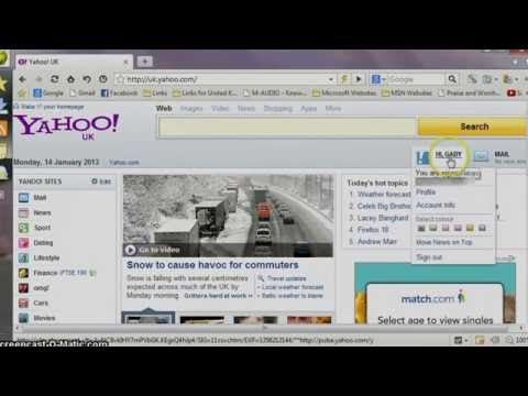 Como mudar uma senha Yahoo Mail