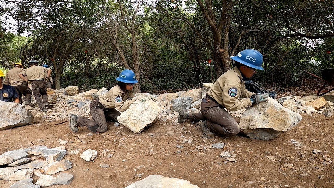 Nothing 'Simple' About Rock Work, Trail Building