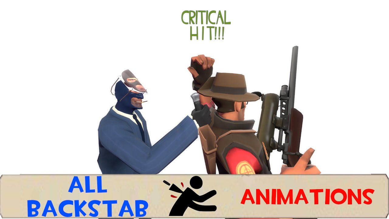 Backstab Hitbox TF2 All Backstab Animations - YouTube