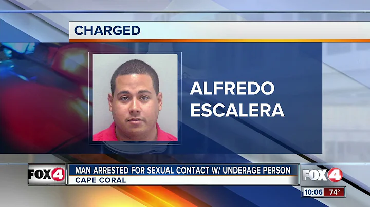 Man charged with sexual contact of a minor in Cape Coral