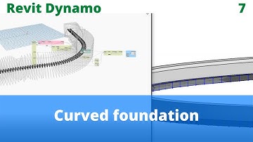 Revit dynamo - model a curved foundation - example 7