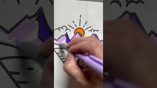 DIY tactile coloring book page using PIAF machine