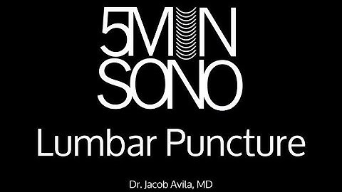Lumbar Puncture with Ultrasound