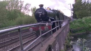5043 Earl of Mount Edgcumbe working VTS Llandudno-Tyseley special on 29 April 2017