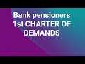 Bank pensioners - 1st COD