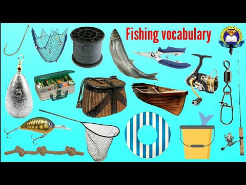 Fishing Vocabulary, Fishing Name In English, Fishing Equipment