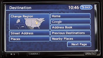 2013 Nissan LEAF - Menu Button  (if so equipped)