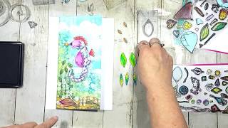 Polkadoodles Stamp Soup - Garden Glory & Garden Surprise clear stamps - Underwater ideas part 1