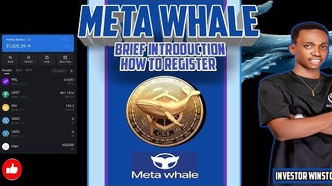 INTRODUCTION TO META WHALE 🐳HOW TO REGISTER ON METAWHALE