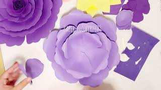 DIY Room Decor Ideas -Paper Flower wall Decoration Ideas Easy And Simple by KIDS Z FUN 972 views 3 years ago 4 minutes, 38 seconds