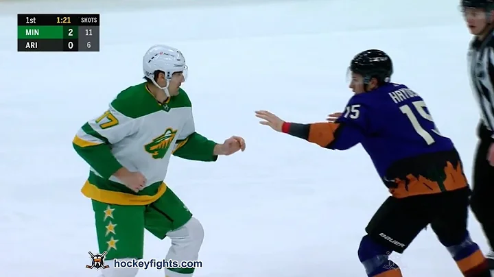 Marcus Foligno vs John Hayden Mar 6, 2021