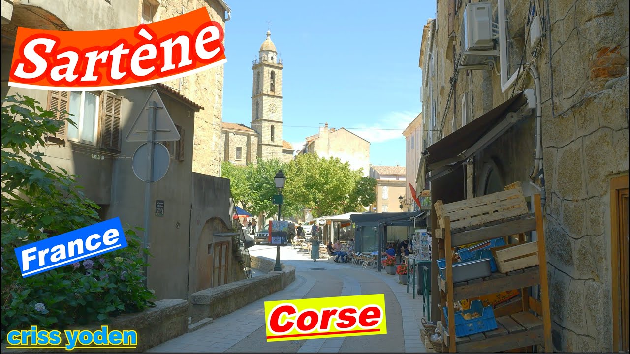 Sartène ; Village Typique en Corse Du Sud ; Quelques Rue au Hazard ; Île de Beauté ; France