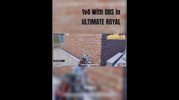 "1v4? ☠️DBS Just another day. 💀🔥 #ClutchGod #BGMI"#viralshorts