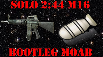 MW3: 2:44 M16 MOAB on Bootleg! | Buffed M16 Is A Machine! (M16 Patch)
