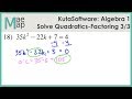 Quadratic Equations by Factoring Quiz