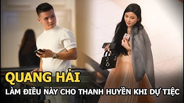 Quang Hải “quay xe” làm điều này cho Chu Thanh Huyền tại đám cưới Văn Hậu, rục rịch công khai?