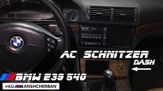 КРУТОЙ РЕДЧАЙШИЙ DASH AC SCHNITZER ВМЕСТО ПОДСТАКАННИКОВ В МОЮ BMW E39 540!