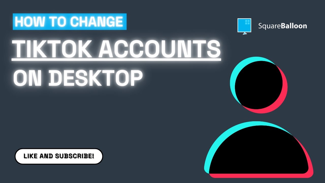 How to change TikTok accounts on desktop! ARggghhh you're so annoying ...