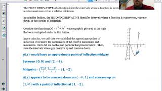 4.3 Analytical approach to analyzing a function and its derivatives