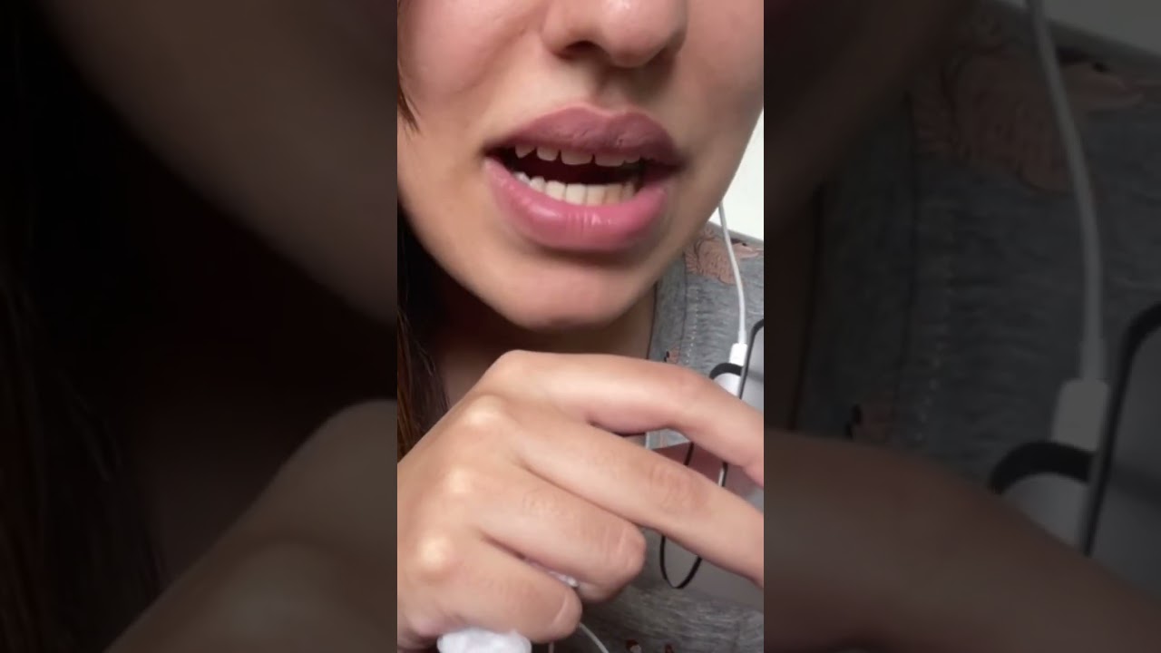 💤Chewing gum (No Talking) + sticky sounds 