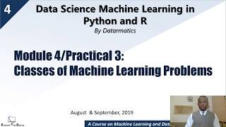 Module 4 - Overview of  Machine Learning Problems
