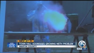 Town hall addresses growing meth problem