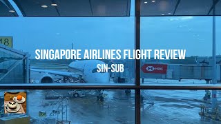 Flight Review - Singapore Airlines regional hop. Singapore to Surabaya, A350, (Economy class)