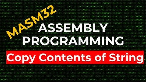 How to copy contents of a variable to another variable | MASM32 Assembly Programming